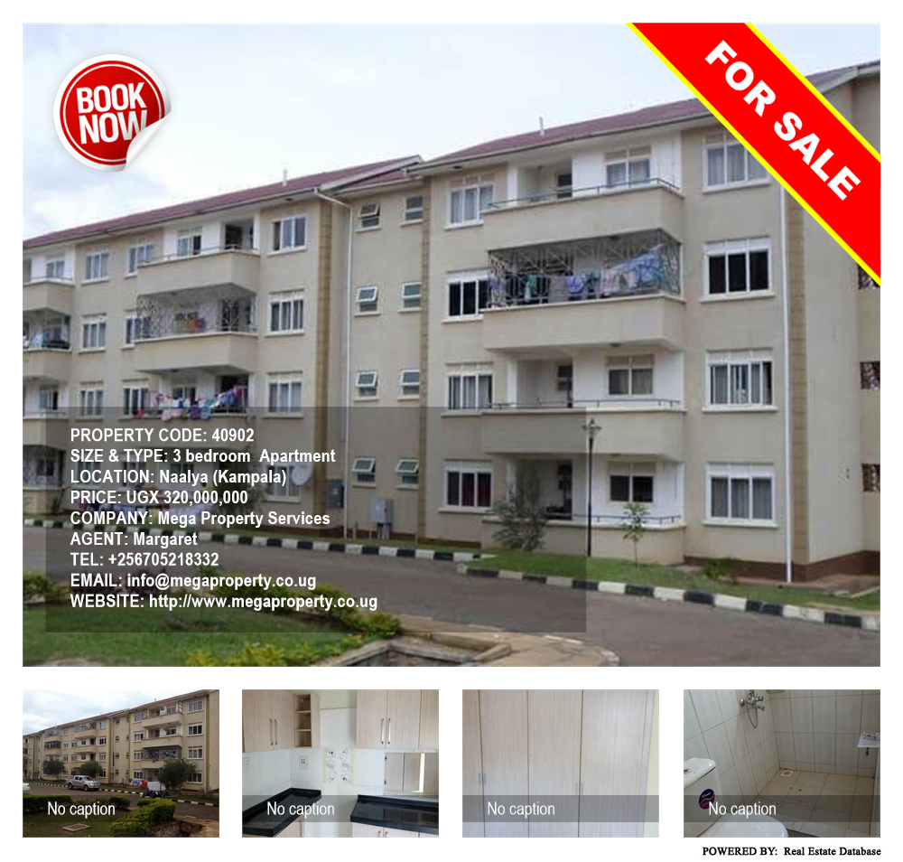 3 bedroom Apartment  for sale in Naalya Kampala Uganda, code: 40902