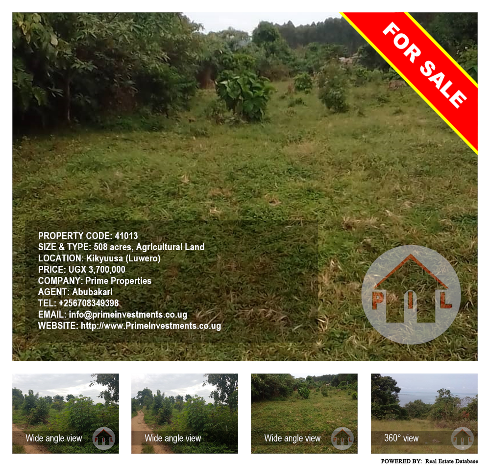 Agricultural Land  for sale in Kikyuusa Luweero Uganda, code: 41013