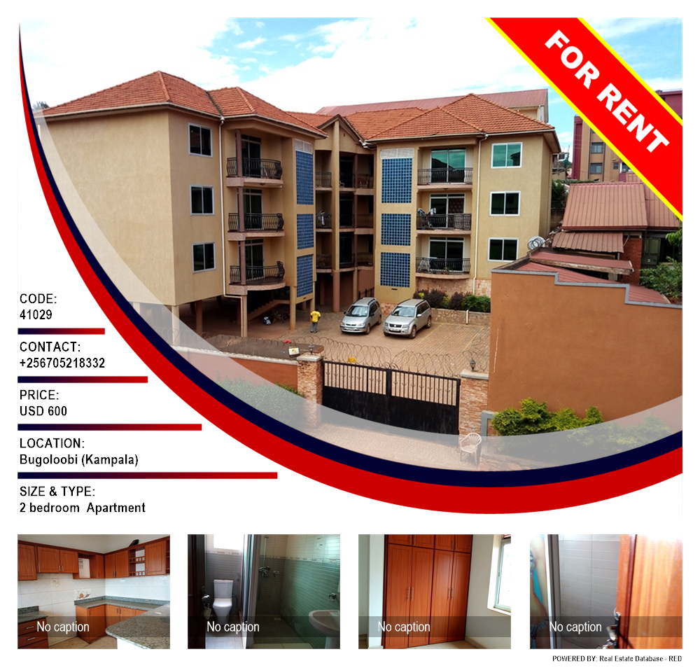 2 bedroom Apartment  for rent in Bugoloobi Kampala Uganda, code: 41029