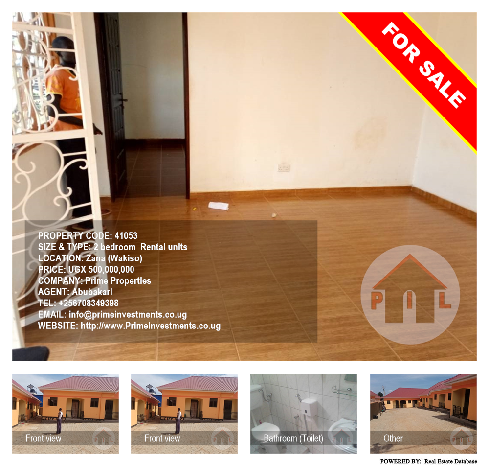 2 bedroom Rental units  for sale in Zana Wakiso Uganda, code: 41053