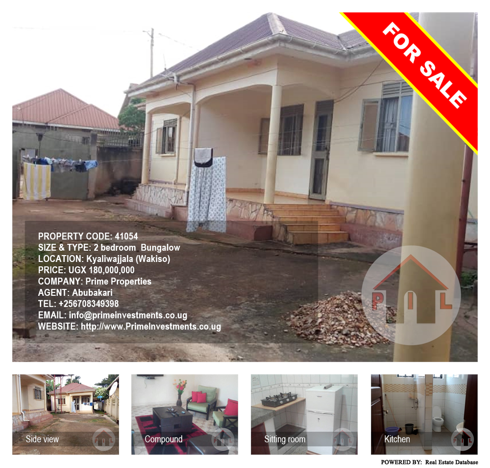 2 bedroom Bungalow  for sale in Kyaliwajjala Wakiso Uganda, code: 41054