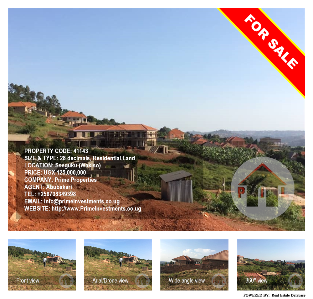 Residential Land  for sale in Seguku Wakiso Uganda, code: 41143