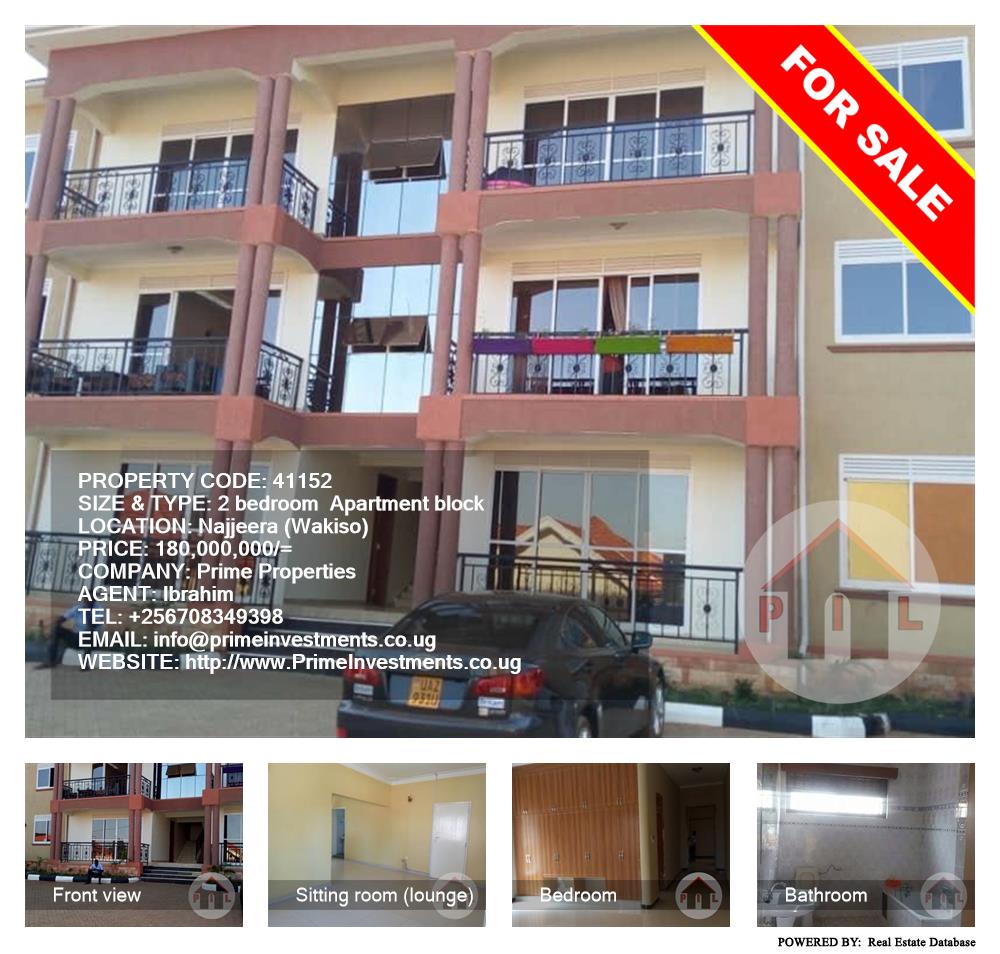 2 bedroom Apartment block  for sale in Najjera Wakiso Uganda, code: 41152