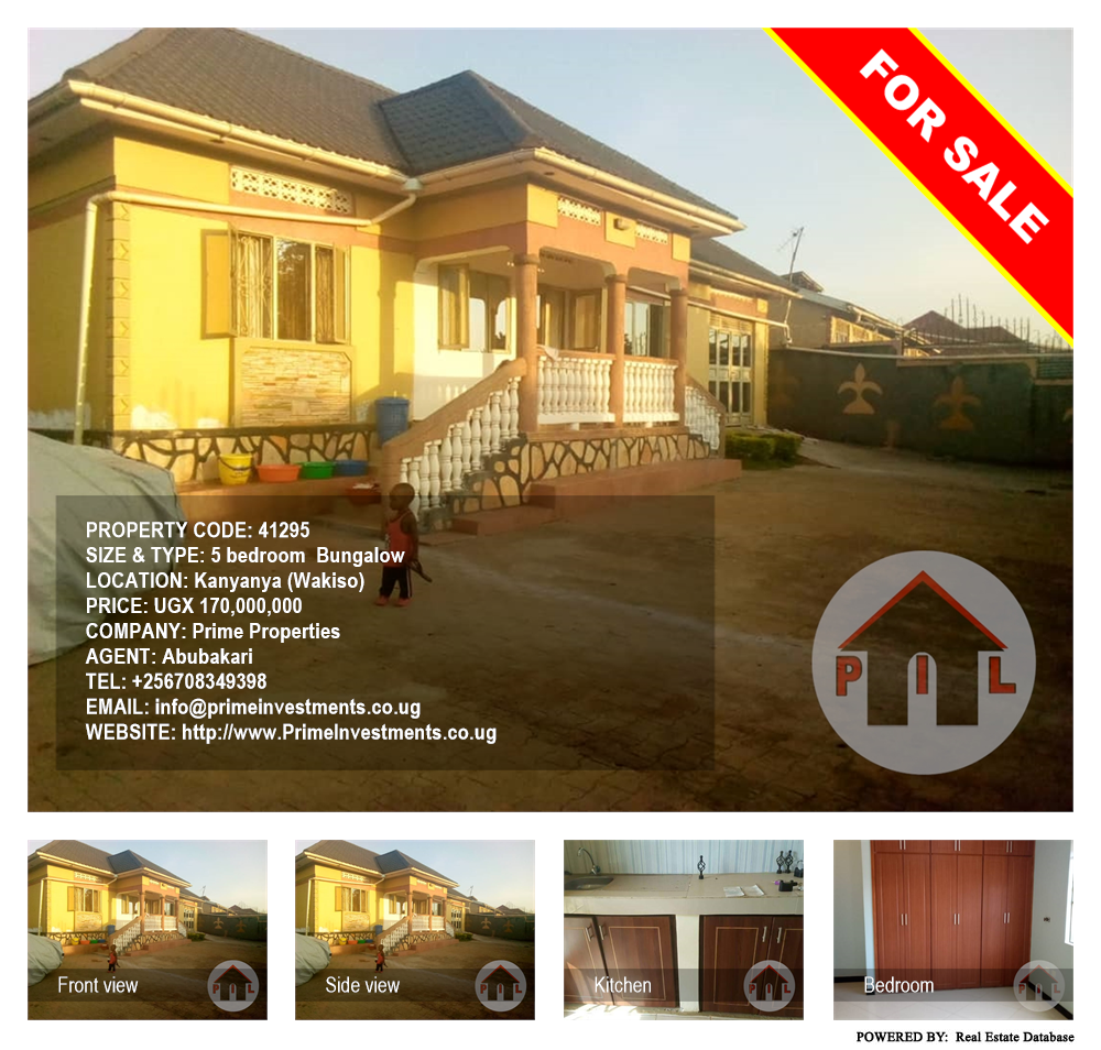 5 bedroom Bungalow  for sale in Kanyanya Wakiso Uganda, code: 41295