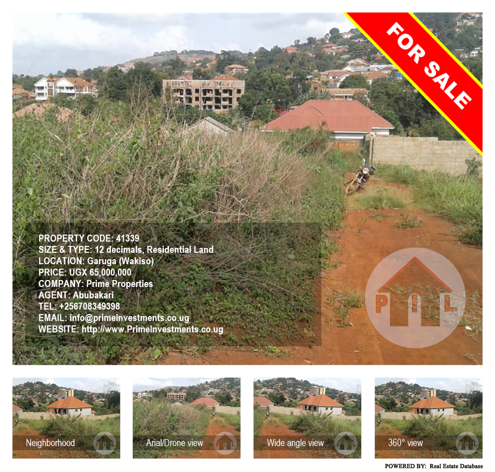 Residential Land  for sale in Garuga Wakiso Uganda, code: 41339