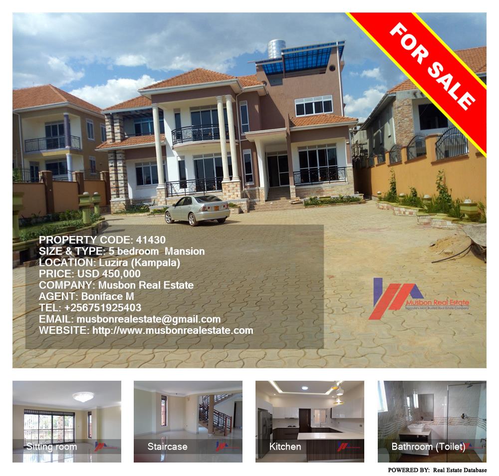 5 bedroom Mansion  for sale in Luzira Kampala Uganda, code: 41430