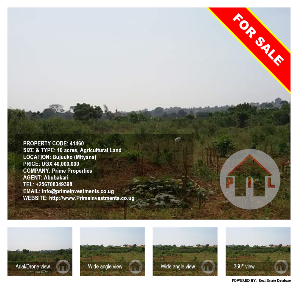 Agricultural Land  for sale in Bujuuko Mityana Uganda, code: 41460