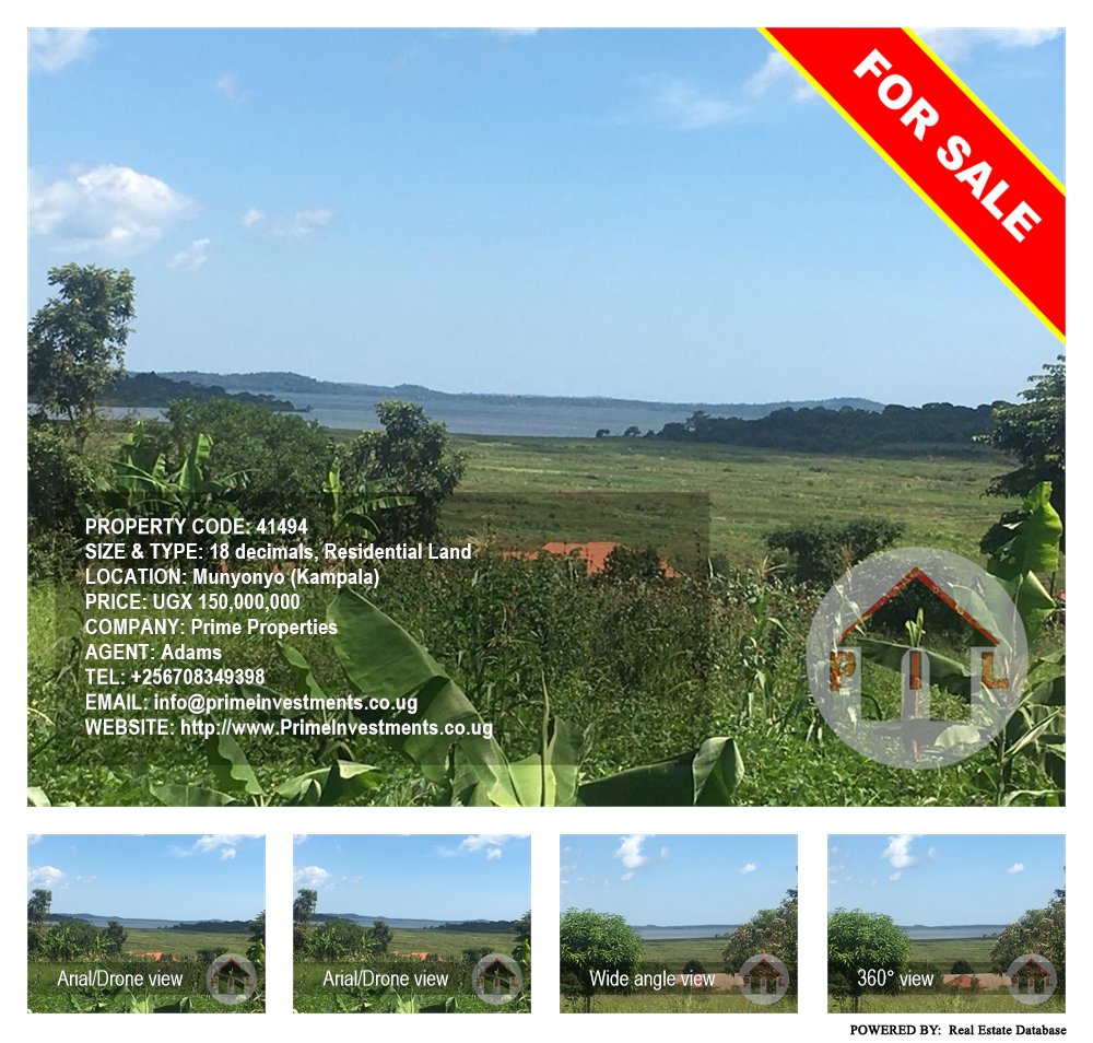 Residential Land  for sale in Munyonyo Kampala Uganda, code: 41494