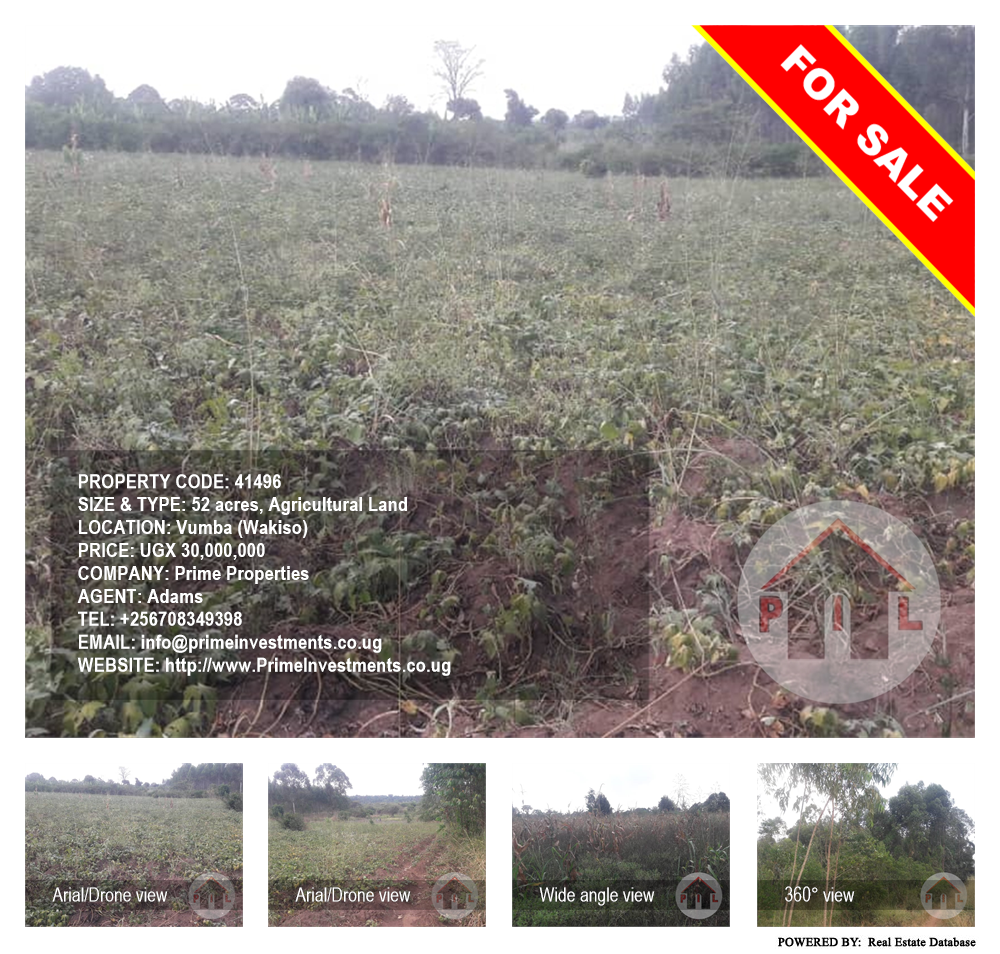 Agricultural Land  for sale in Vvumba Wakiso Uganda, code: 41496