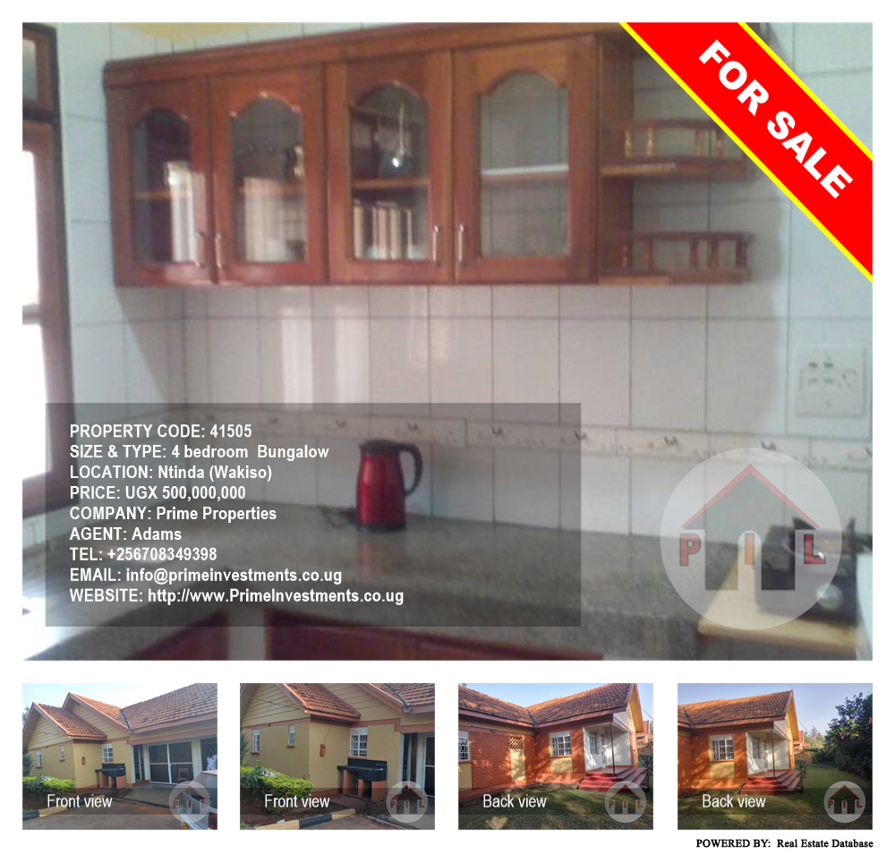 4 bedroom Bungalow  for sale in Ntinda Wakiso Uganda, code: 41505