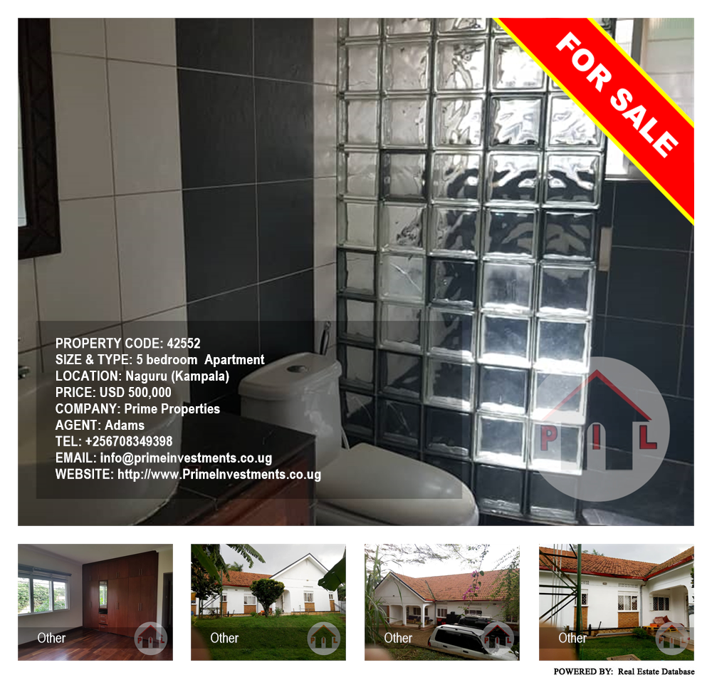 5 bedroom Apartment  for sale in Naguru Kampala Uganda, code: 42552