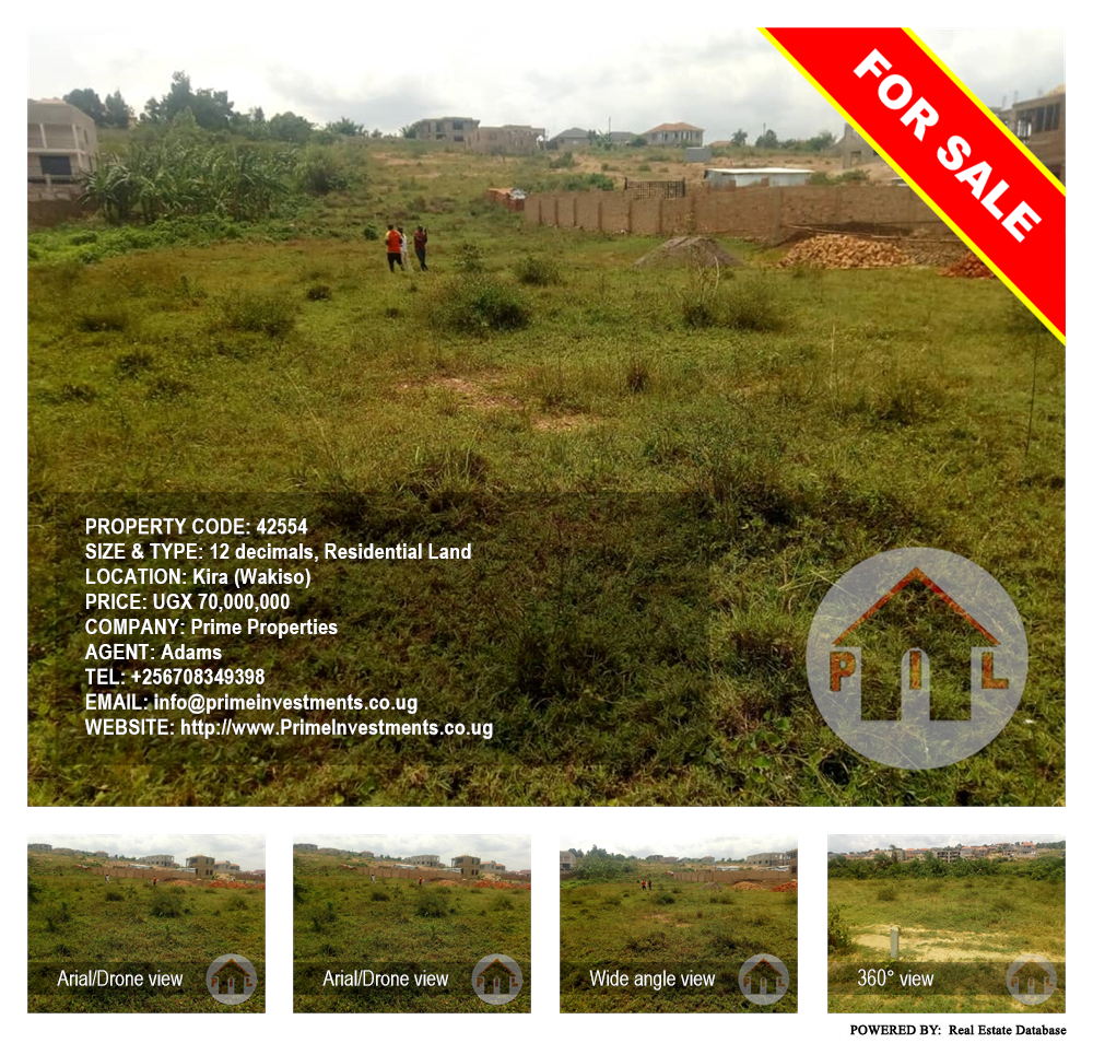 Residential Land  for sale in Kira Wakiso Uganda, code: 42554