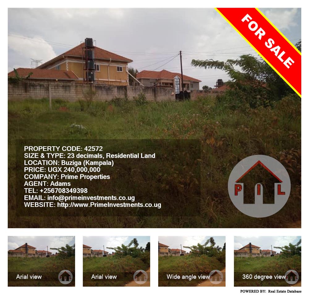 Residential Land  for sale in Buziga Kampala Uganda, code: 42572