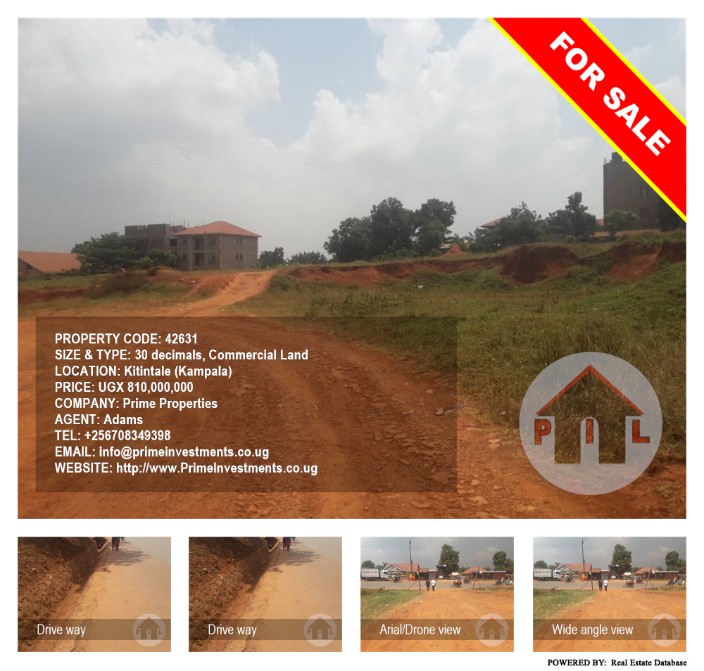 Commercial Land  for sale in Kitintale Kampala Uganda, code: 42631