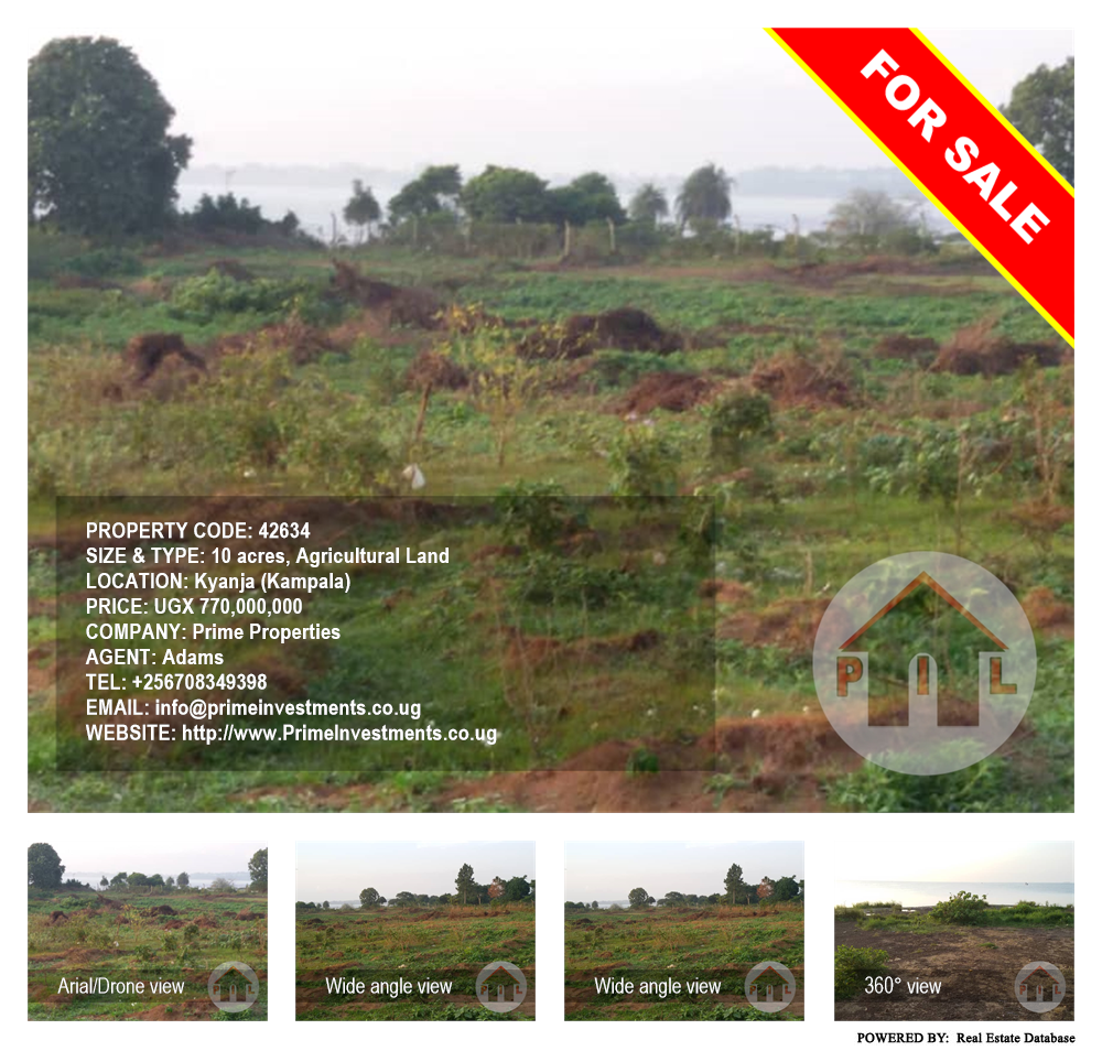 Agricultural Land  for sale in Kyanja Kampala Uganda, code: 42634
