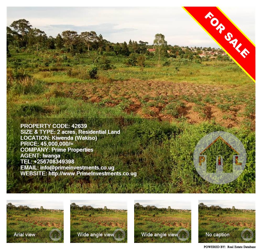 Residential Land  for sale in Kiwenda Wakiso Uganda, code: 42639