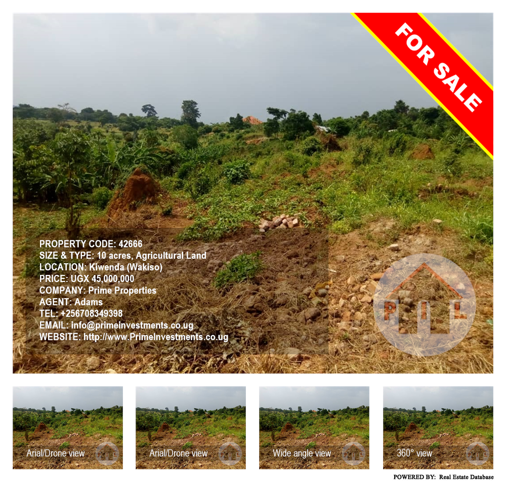 Agricultural Land  for sale in Kiwenda Wakiso Uganda, code: 42666