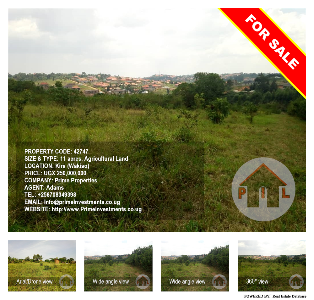 Agricultural Land  for sale in Kira Wakiso Uganda, code: 42747