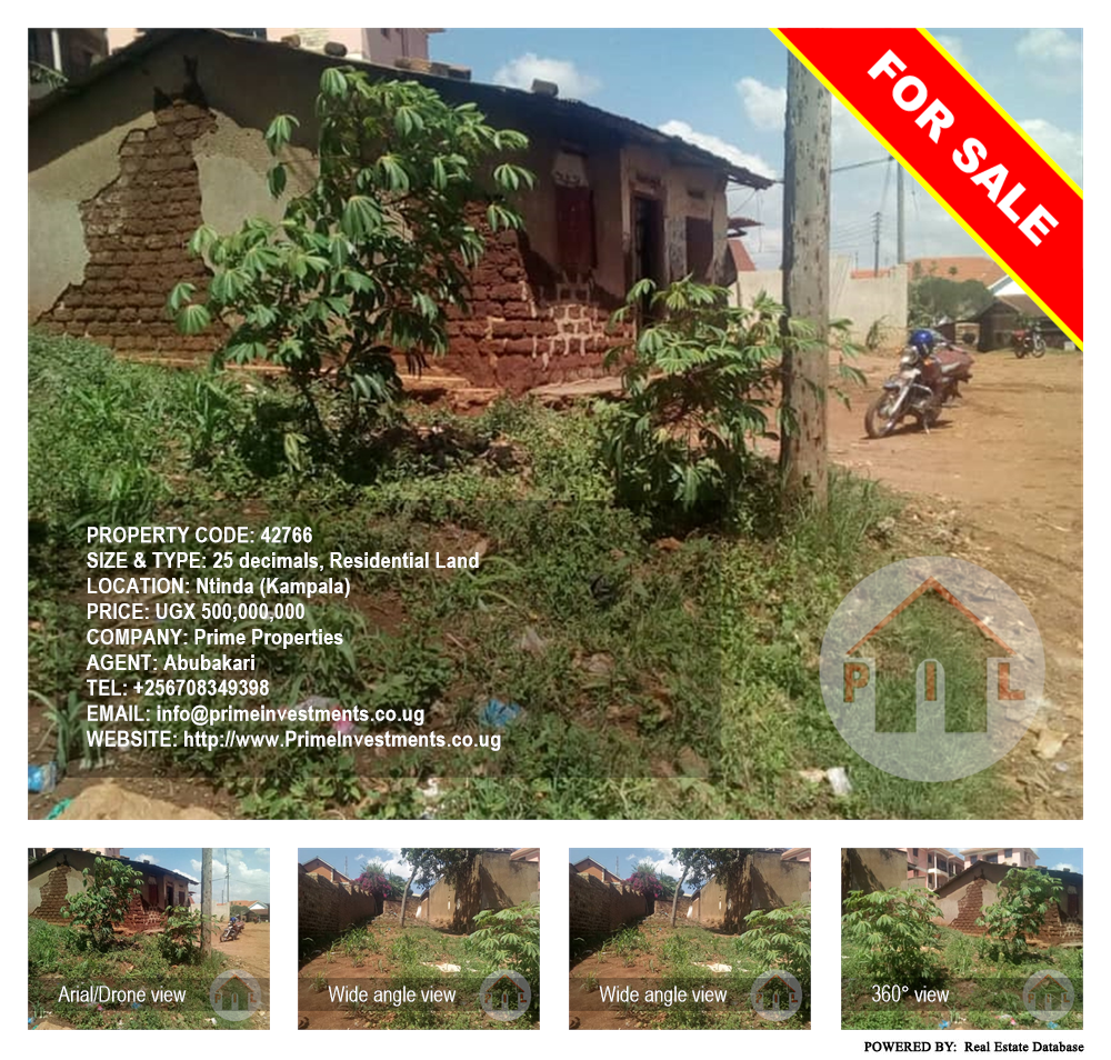 Residential Land  for sale in Ntinda Kampala Uganda, code: 42766