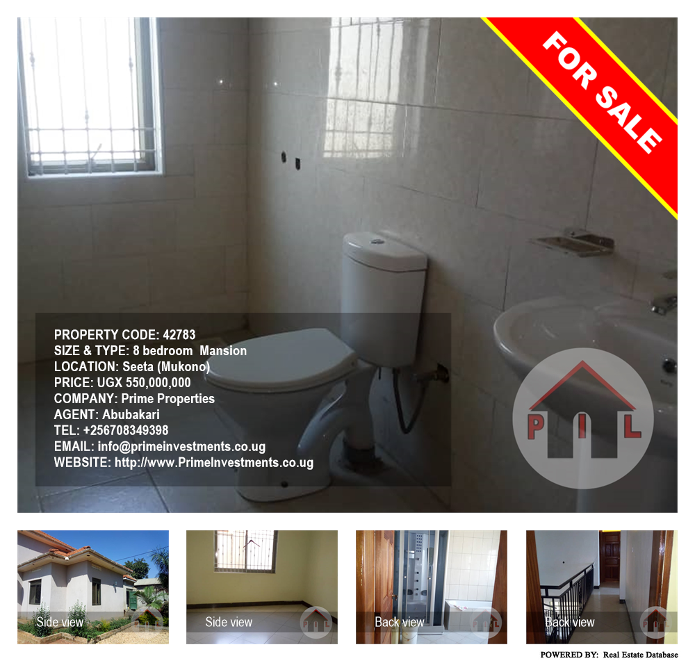 8 bedroom Mansion  for sale in Seeta Mukono Uganda, code: 42783