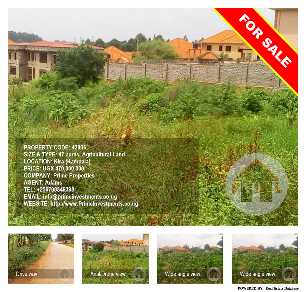 Agricultural Land  for sale in Kira Kampala Uganda, code: 42806
