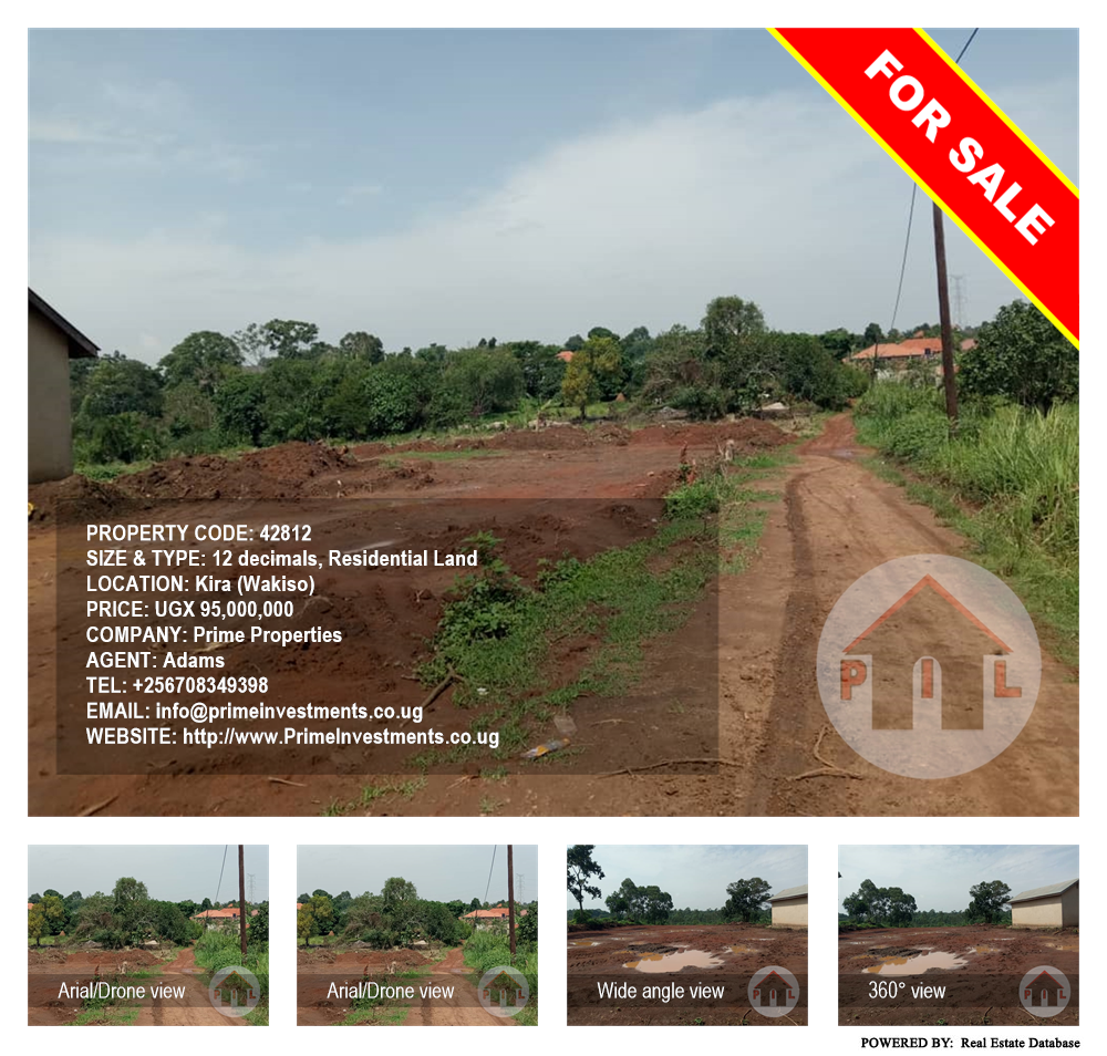 Residential Land  for sale in Kira Wakiso Uganda, code: 42812
