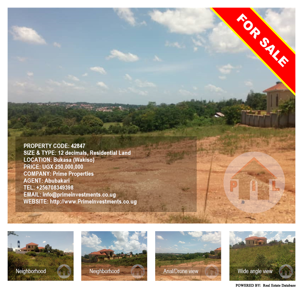 Residential Land  for sale in Bukasa Wakiso Uganda, code: 42847