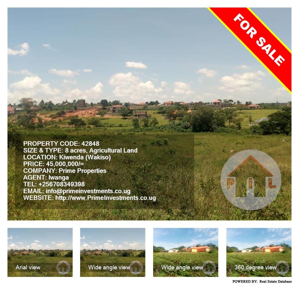 Agricultural Land  for sale in Kiwenda Wakiso Uganda, code: 42848