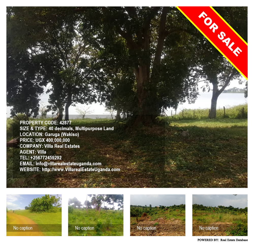 Multipurpose Land  for sale in Garuga Wakiso Uganda, code: 42877