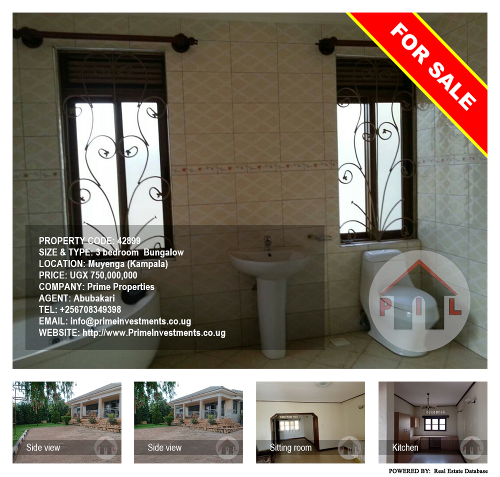 3 bedroom Bungalow  for sale in Muyenga Kampala Uganda, code: 42899