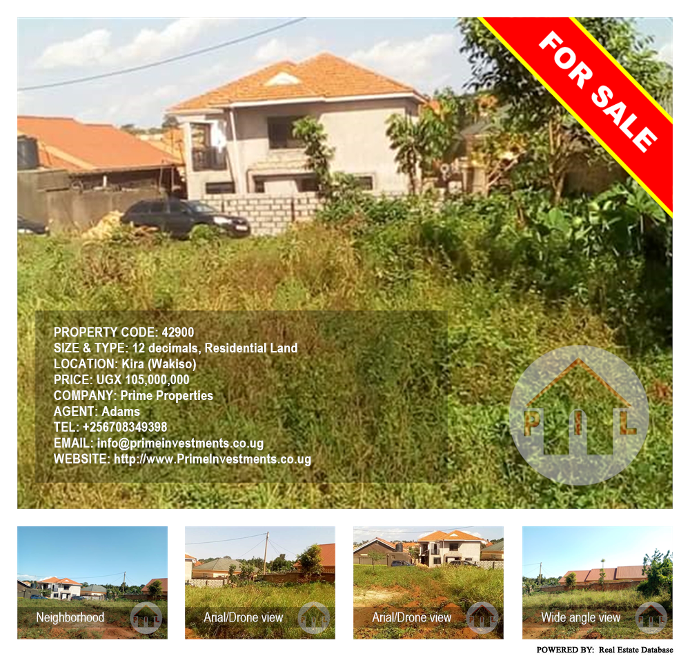 Residential Land  for sale in Kira Wakiso Uganda, code: 42900