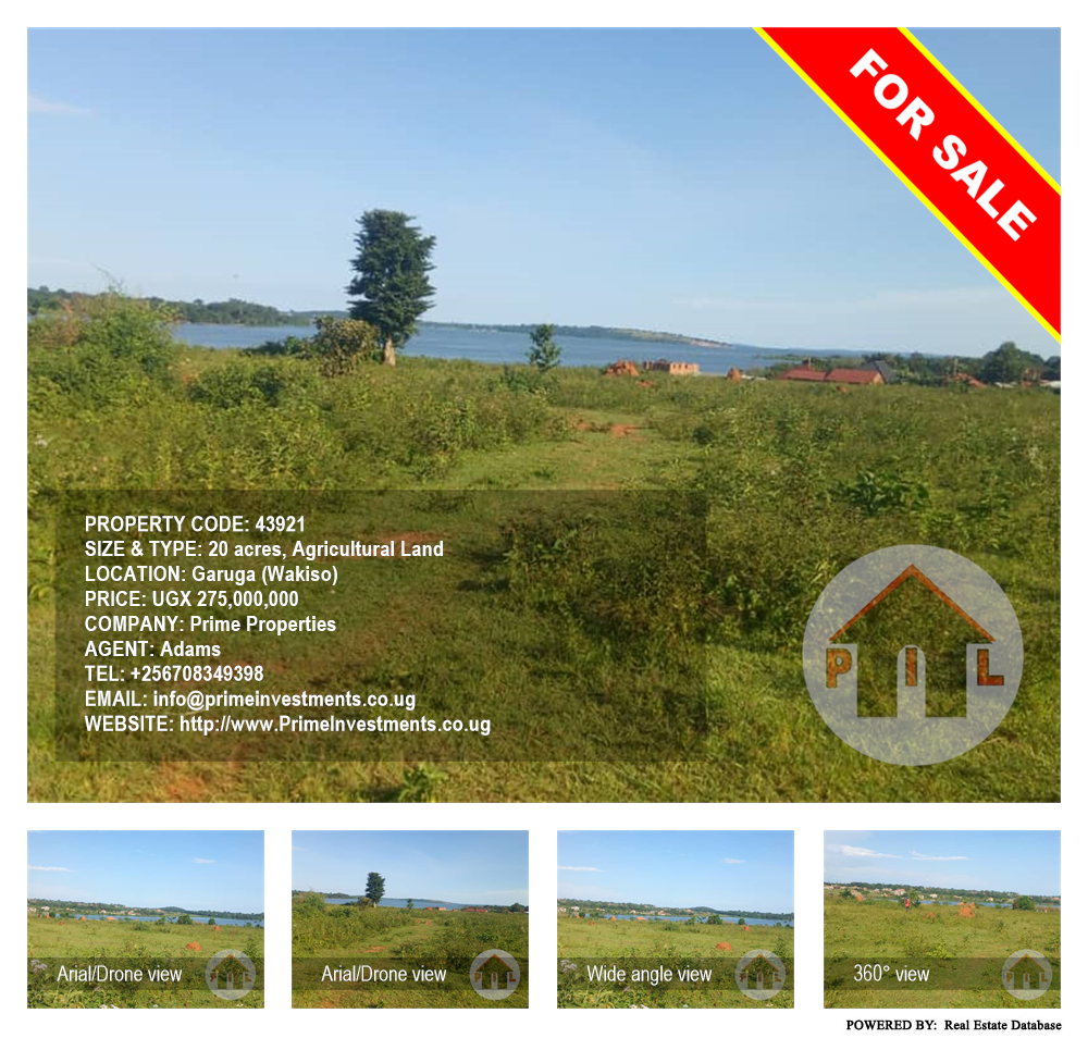 Agricultural Land  for sale in Garuga Wakiso Uganda, code: 43921