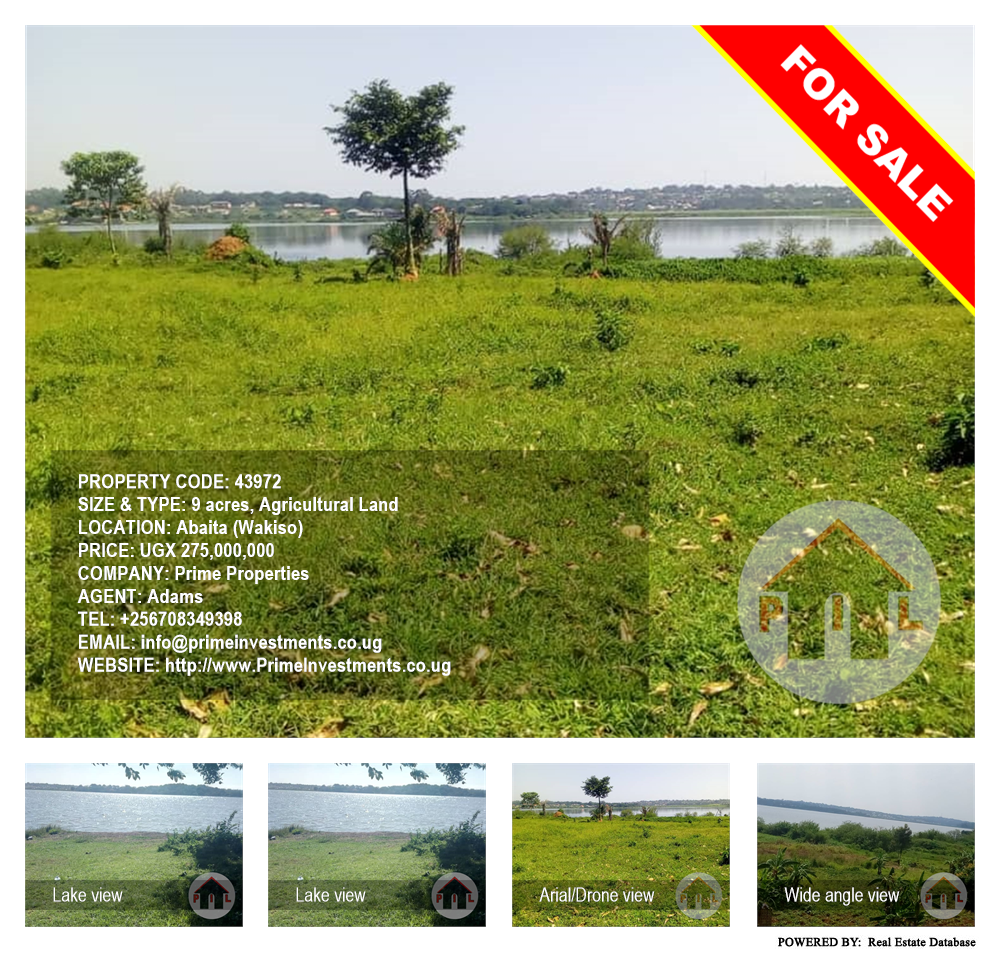 Agricultural Land  for sale in AbayitaAbabiri Wakiso Uganda, code: 43972