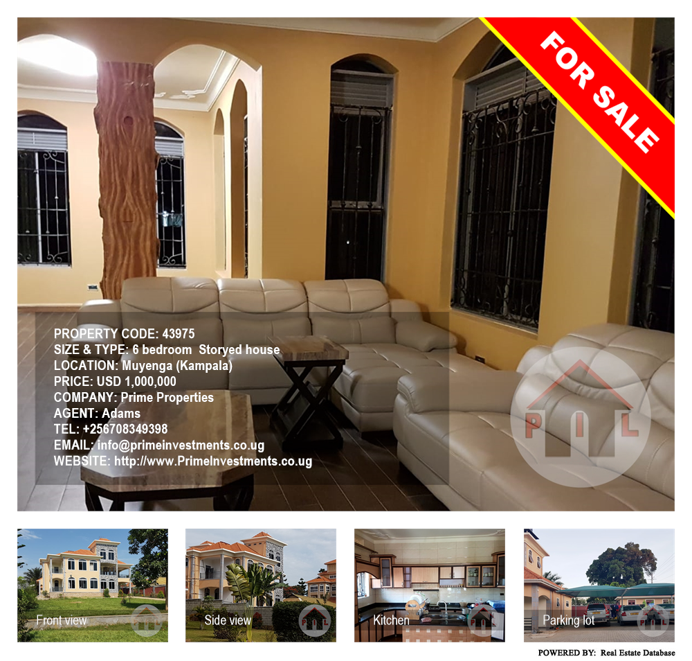 6 bedroom Storeyed house  for sale in Muyenga Kampala Uganda, code: 43975