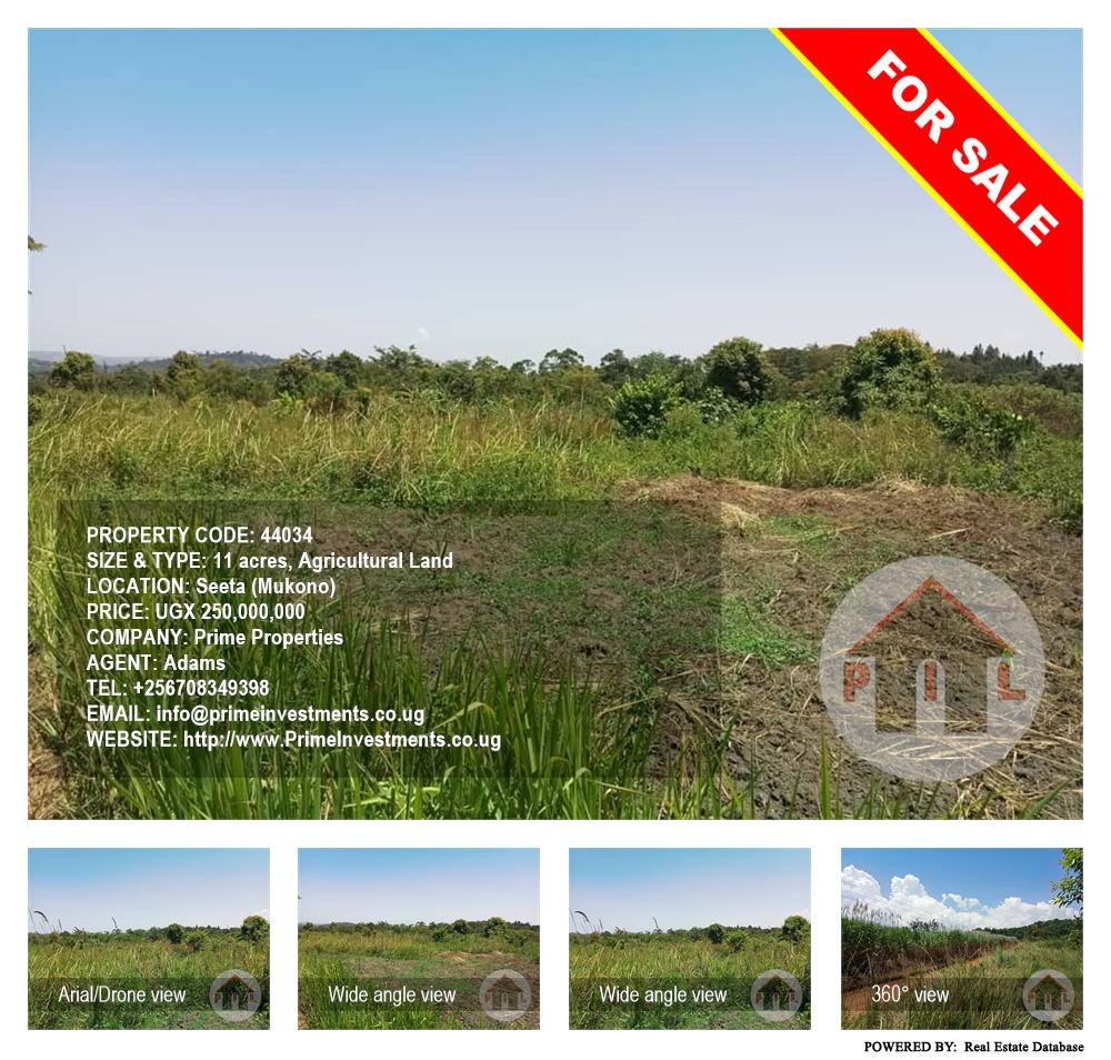 Agricultural Land  for sale in Seeta Mukono Uganda, code: 44034