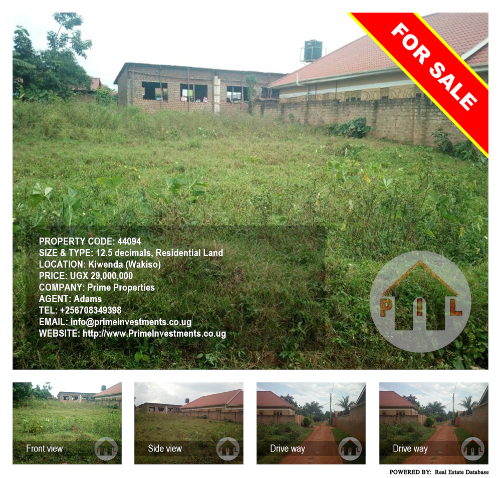 Residential Land  for sale in Kiwenda Wakiso Uganda, code: 44094