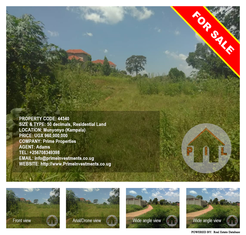 Residential Land  for sale in Munyonyo Kampala Uganda, code: 44340