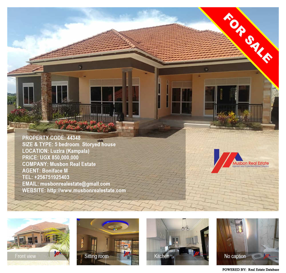 5 bedroom Storeyed house  for sale in Luzira Kampala Uganda, code: 44348