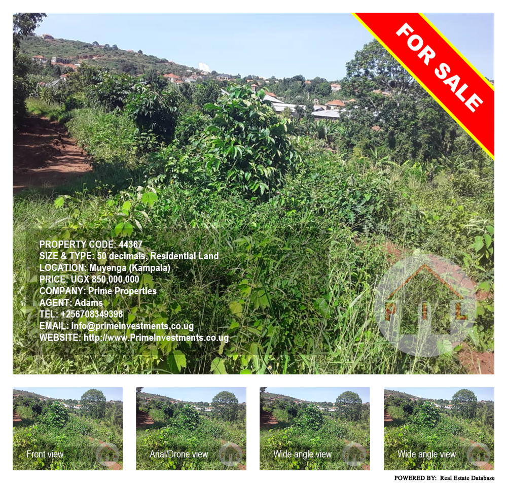 Residential Land  for sale in Muyenga Kampala Uganda, code: 44367