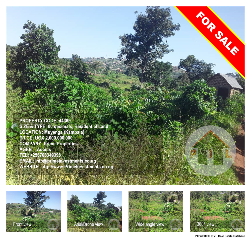 Residential Land  for sale in Muyenga Kampala Uganda, code: 44369
