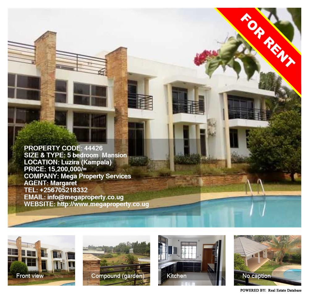 5 bedroom Mansion  for rent in Luzira Kampala Uganda, code: 44426