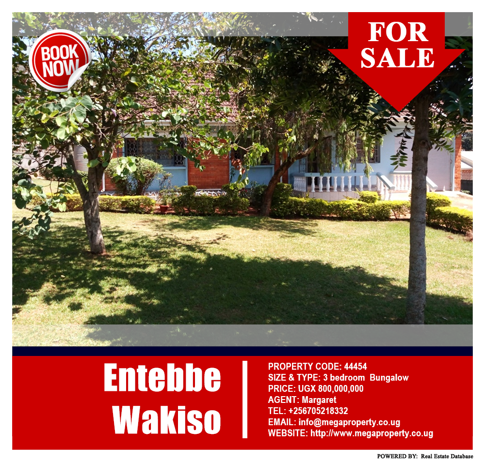 3 bedroom Bungalow  for sale in Entebbe Wakiso Uganda, code: 44454