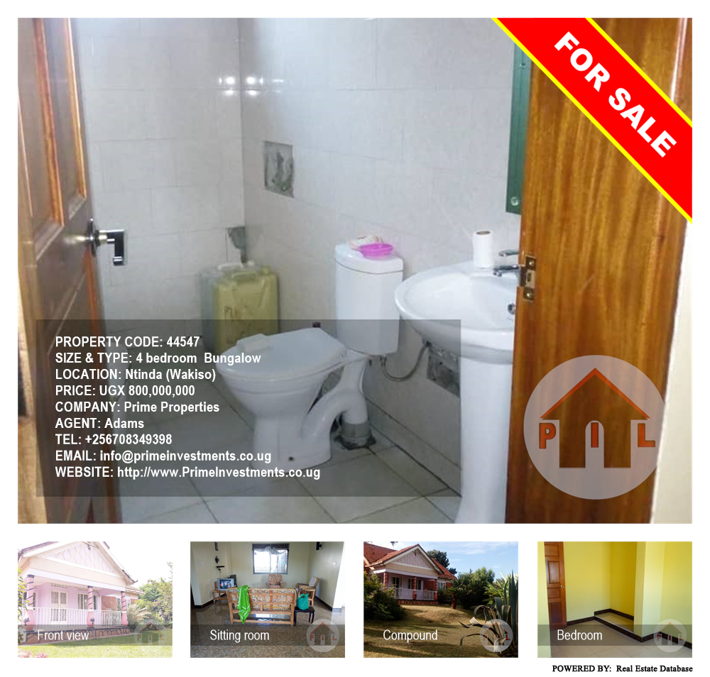 4 bedroom Bungalow  for sale in Ntinda Wakiso Uganda, code: 44547