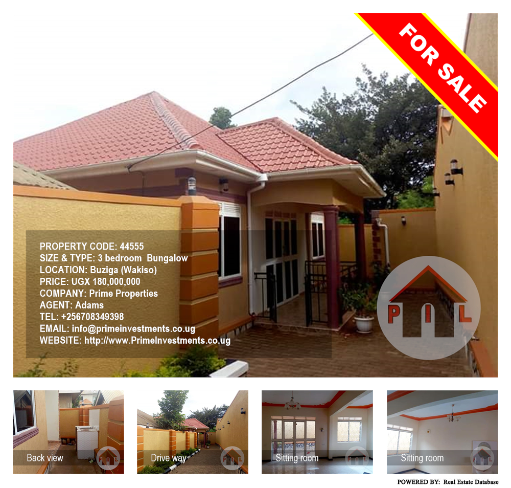 3 bedroom Bungalow  for sale in Buziga Wakiso Uganda, code: 44555