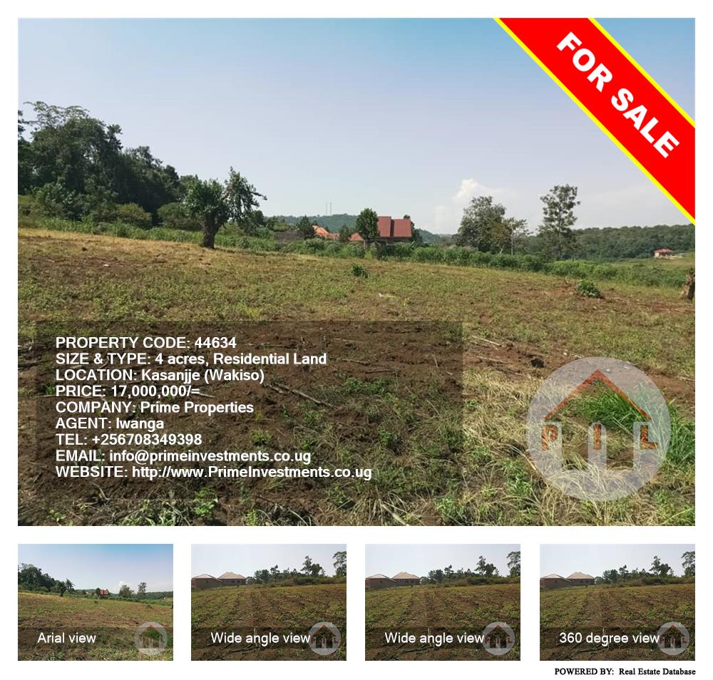 Residential Land  for sale in Kasanjje Wakiso Uganda, code: 44634