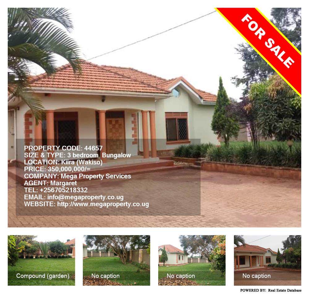 3 bedroom Bungalow  for sale in Kira Wakiso Uganda, code: 44657