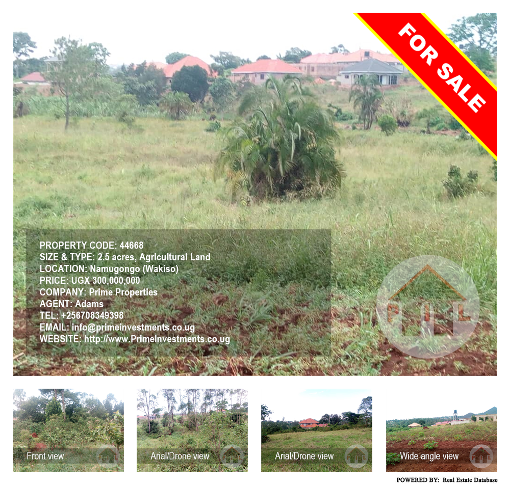 Agricultural Land  for sale in Namugongo Wakiso Uganda, code: 44668