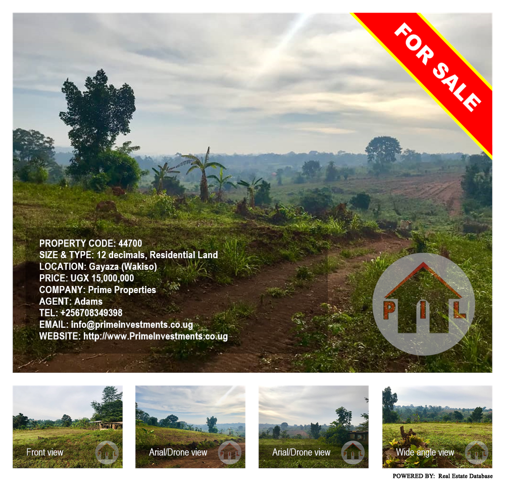 Residential Land  for sale in Gayaza Wakiso Uganda, code: 44700