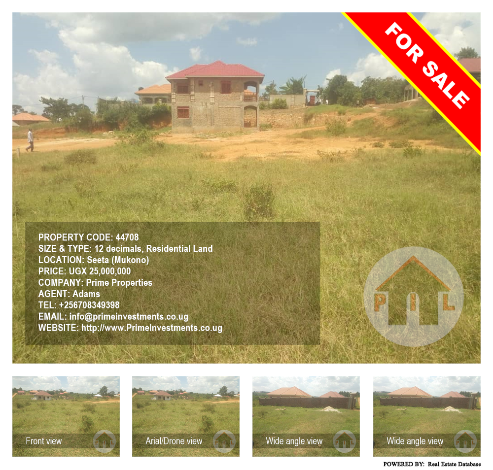Residential Land  for sale in Seeta Mukono Uganda, code: 44708