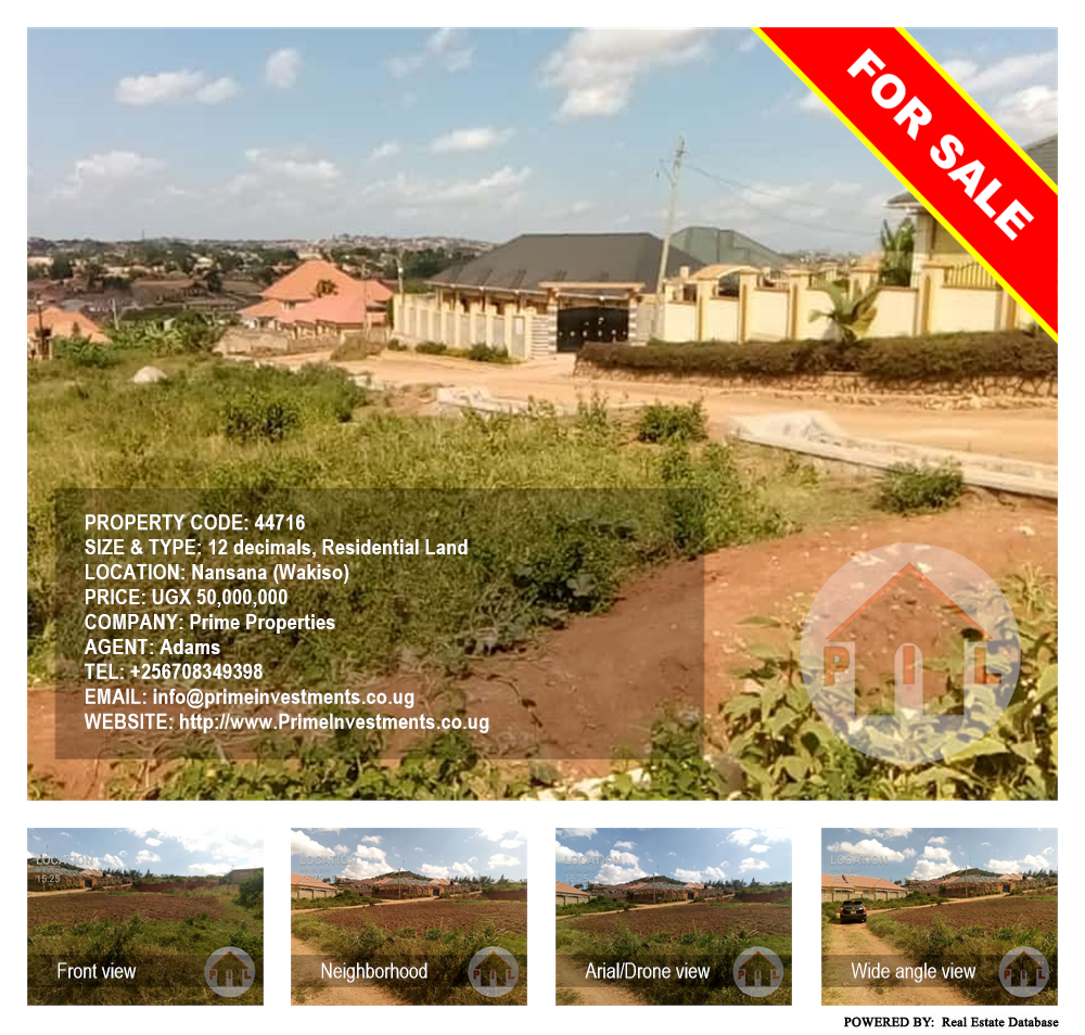 Residential Land  for sale in Nansana Wakiso Uganda, code: 44716